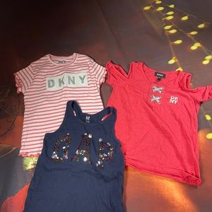 Collection of girl’s summer tops